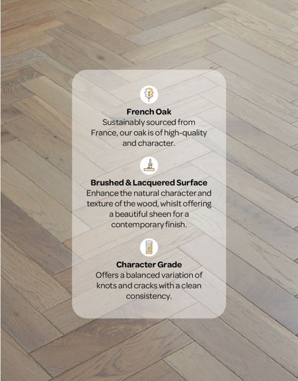 artisan herringbone scandi oak brushed lacquered engineered wood flooring 1