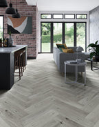 augustus fossil oak herringbone 15cm x 60cm