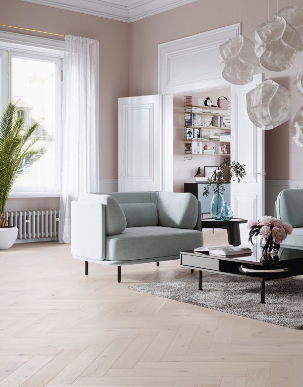 bayswater herringbone cappuccino oak brushed lacquered engineered wood flooring