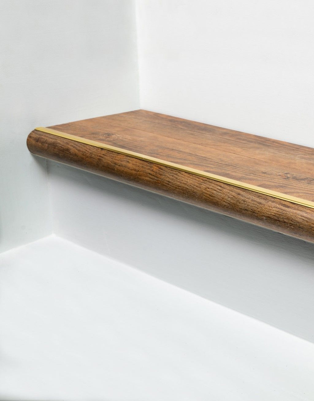 Elite LVT Stair Nosing - Rounded Finish - Brass