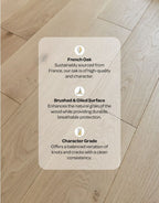 brooklyn vanilla oak brushed oiled engineered wood flooring