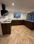 carpenters choice herringbone vanilla oak lacquered engineered wood flooring