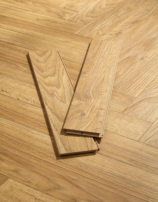vintage chateau herringbone nature oak laminate flooring