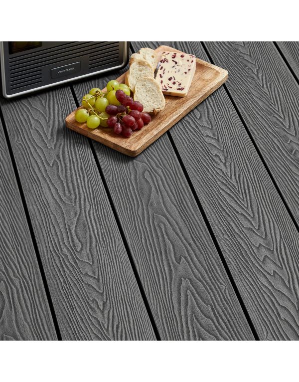 stone grey classic composite decking