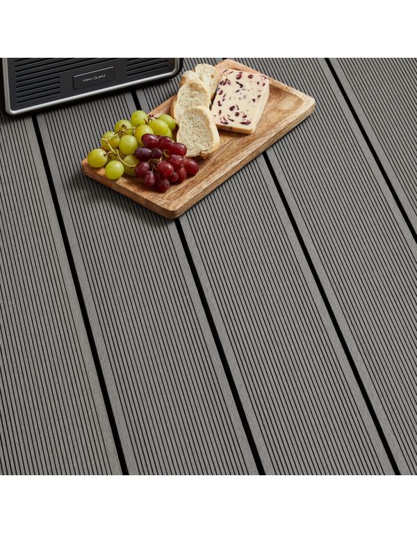 stone grey classic composite decking