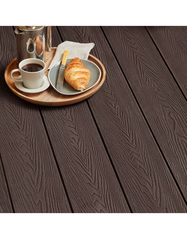 chocolate brown classic composite decking