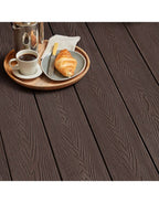 chocolate brown classic composite decking