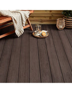 chocolate brown classic composite decking