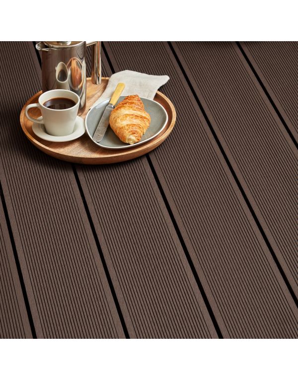 chocolate brown classic composite decking