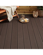 chocolate brown classic composite decking