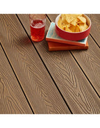 golden brown classic composite decking