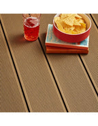 golden brown classic composite decking
