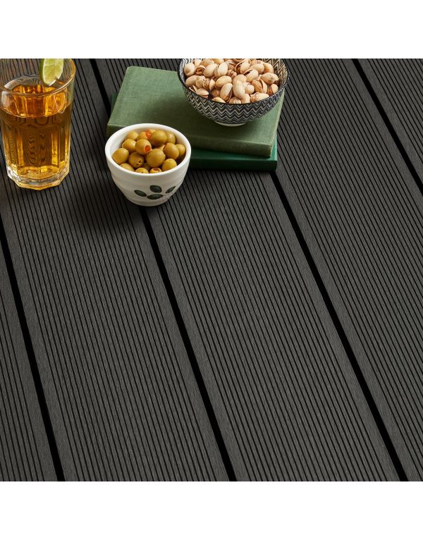 anthracite grey classic composite decking