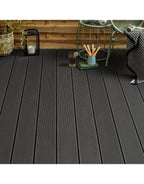 anthracite grey classic composite decking