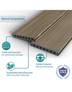 oyster premium composite decking