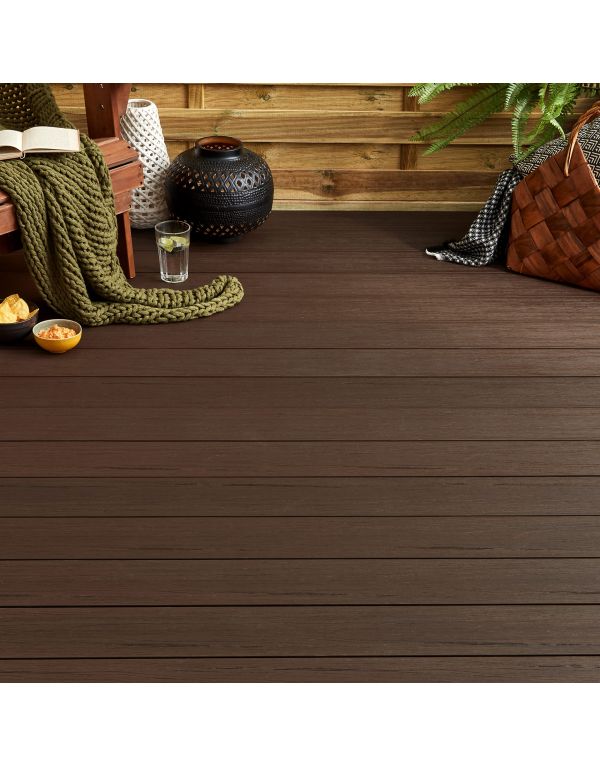 walnut premium composite decking