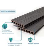 midnight deluxe composite decking