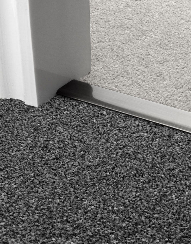 Pewter Elite Carpet to Carpet Transition Profile