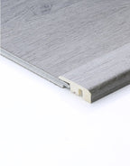evocore driftwood grey oak end profile
