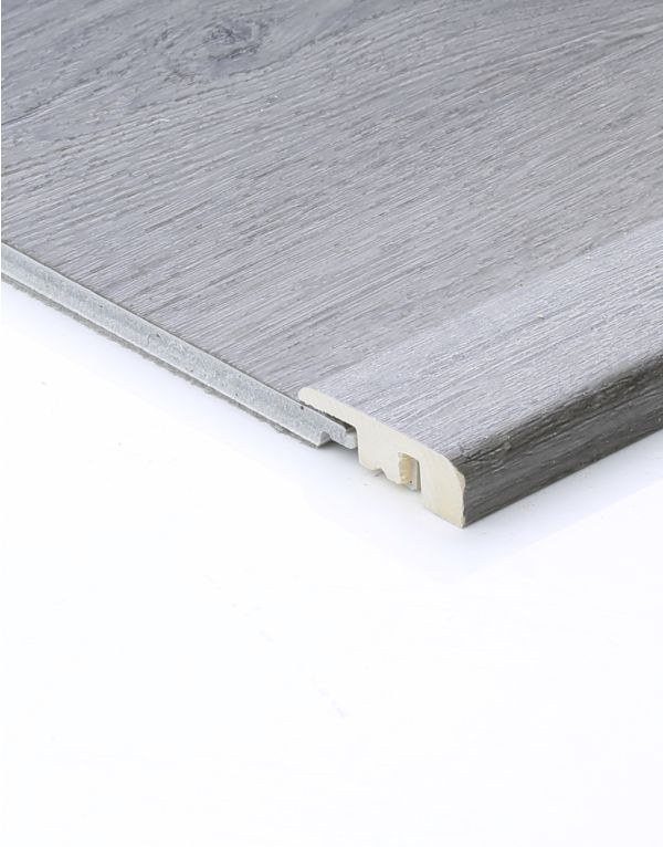 evocore driftwood grey oak end profile