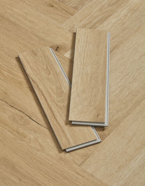 evocore classic herringbone natural weathered oak
