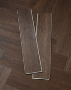 evocore essentials herringbone hot chocolate oak