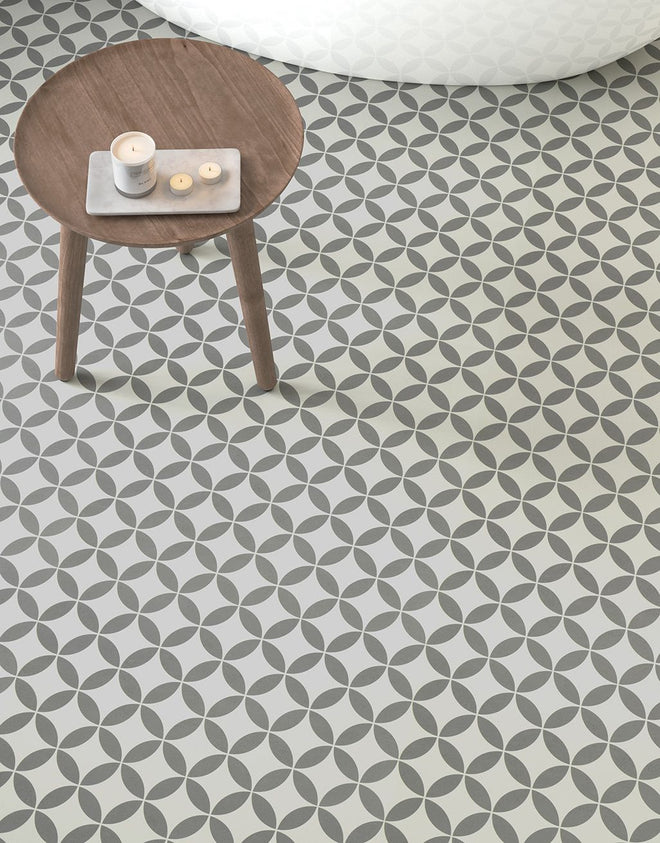 EvoCore Premium Patterned Tile - Geometric Grey