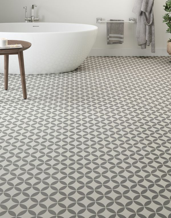 evocore premium patterned tile geometric grey