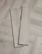 evocore essentials herringbone cloudy white oak