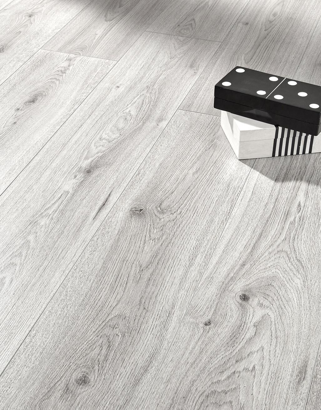 Farmhouse - Light Grey Oak Laminate Flooring