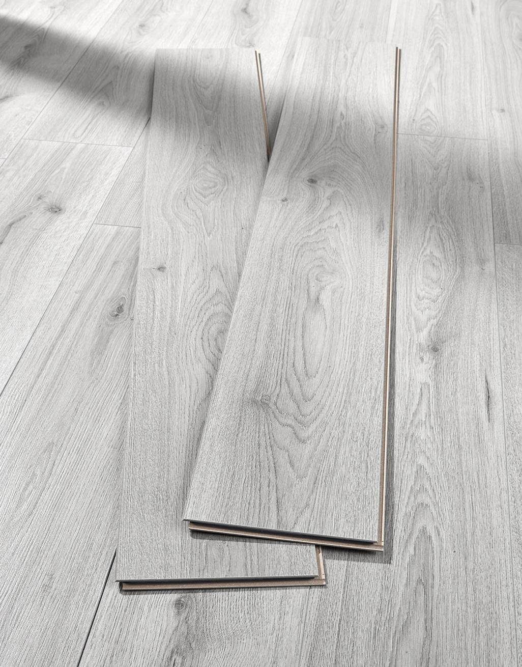 Farmhouse - Light Grey Oak Laminate Flooring
