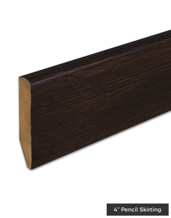 fc43 dark brown oak skirting