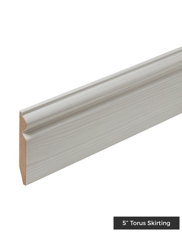 fc56 white wood skirting