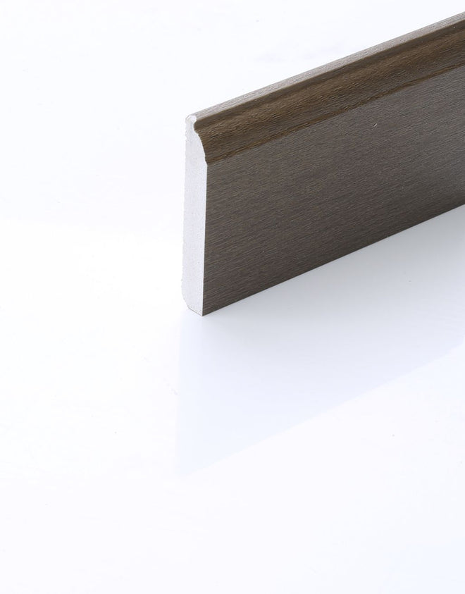 Evocore 80mm Skirting - Golden Smoked Oak