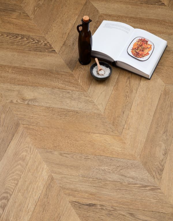 heritage butterscotch oak chevron