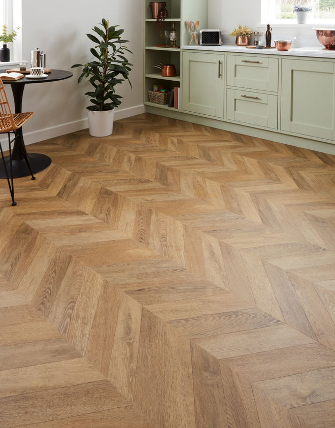 Heritage - Butterscotch Oak Chevron