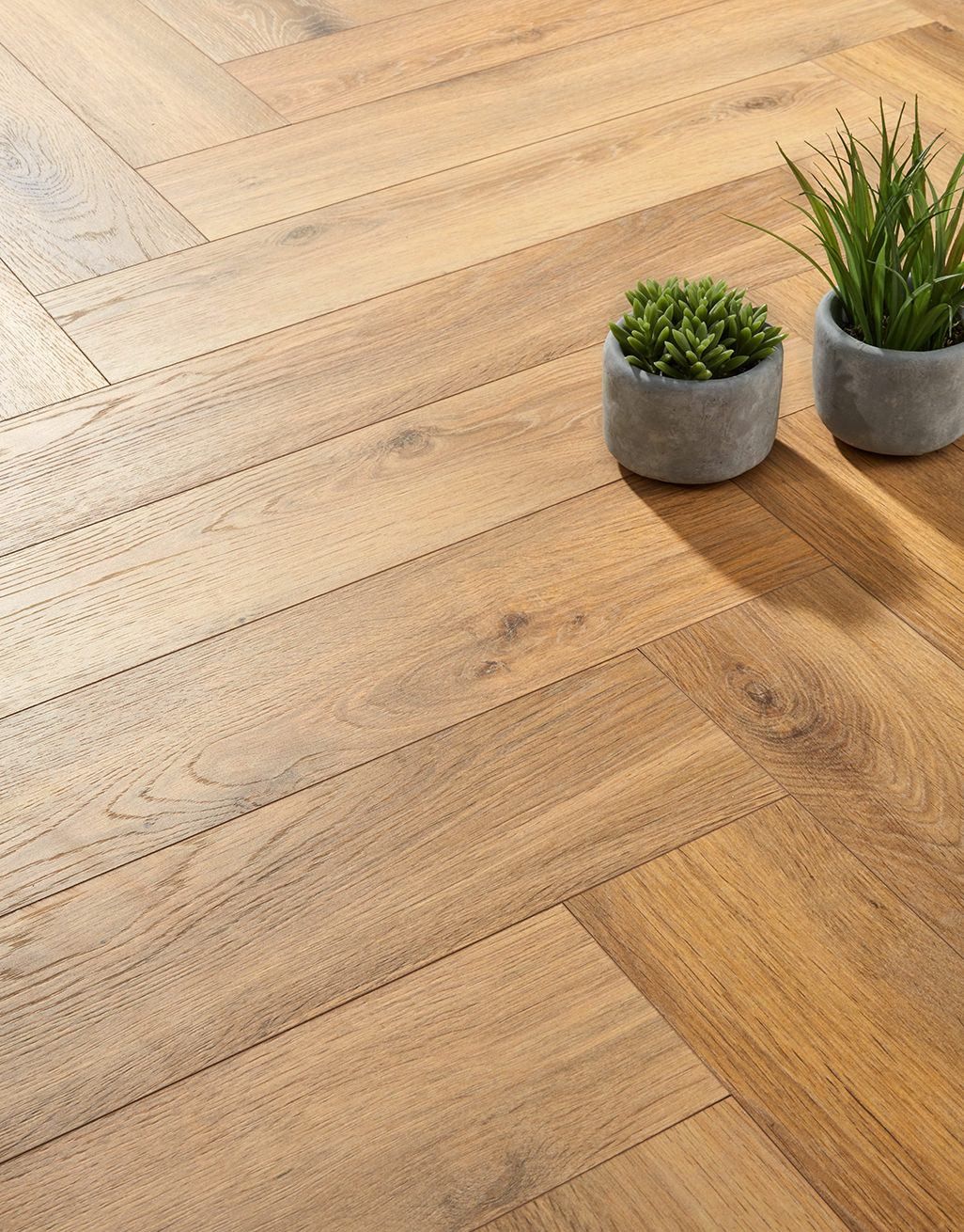 Herringbone - Bayside Oak Laminate Flooring