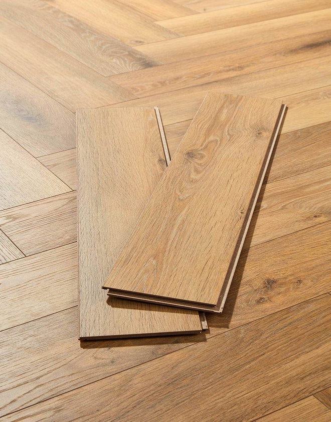 Herringbone - Bayside Oak Laminate Flooring
