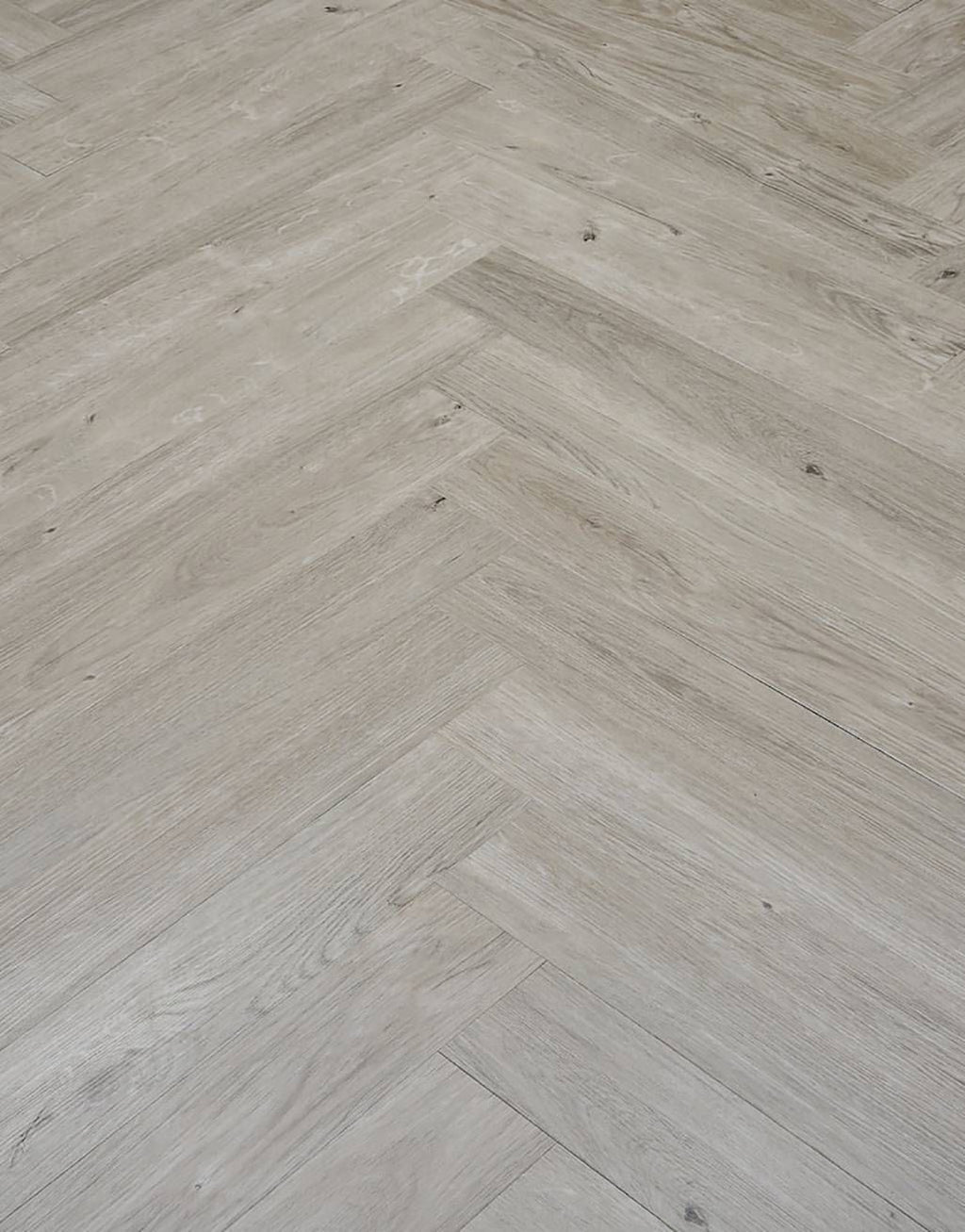 Herringbone - Light Grey Oak LVT Flooring