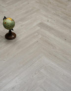 Herringbone - Light Grey Oak LVT Flooring