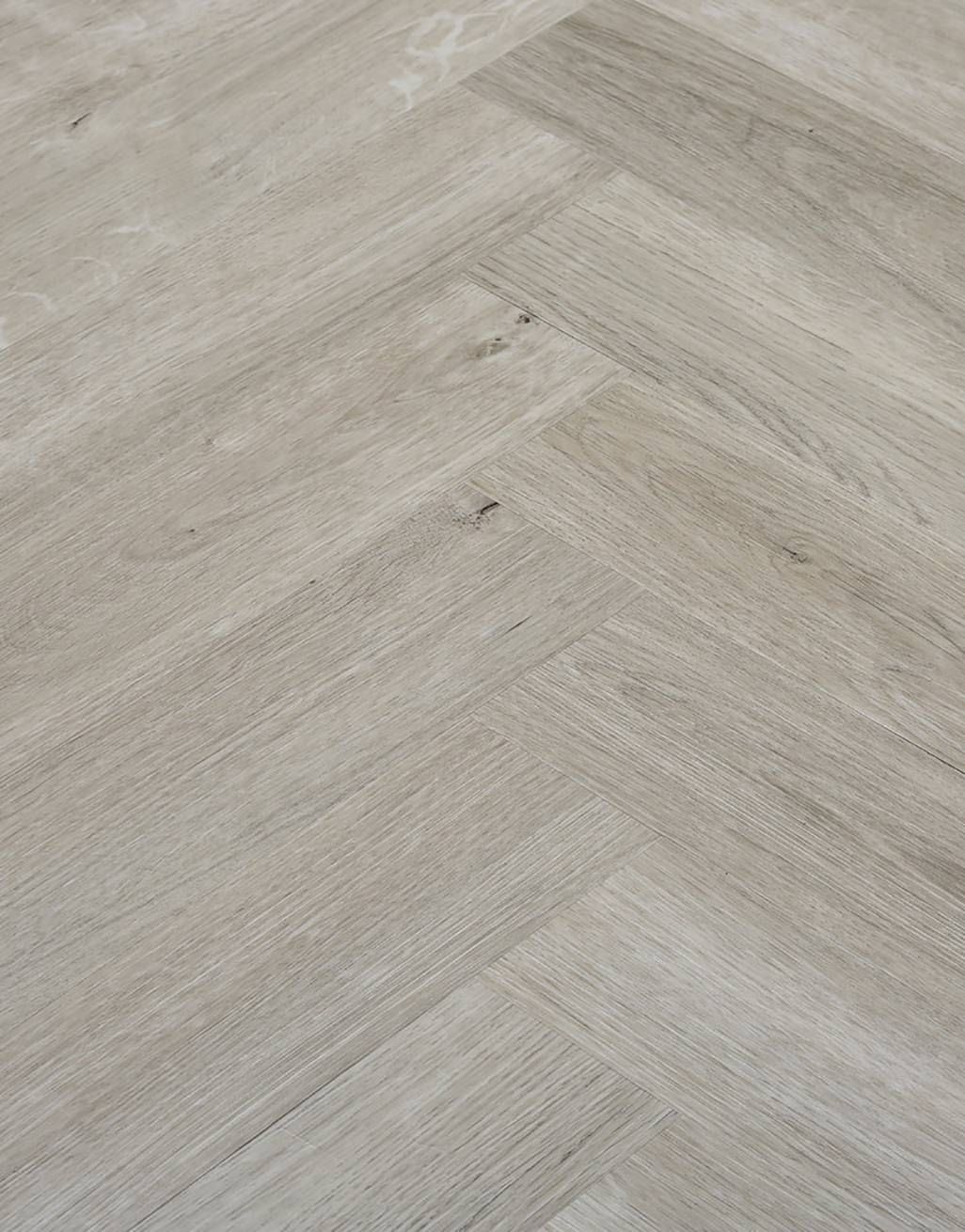 Herringbone - Light Grey Oak LVT Flooring
