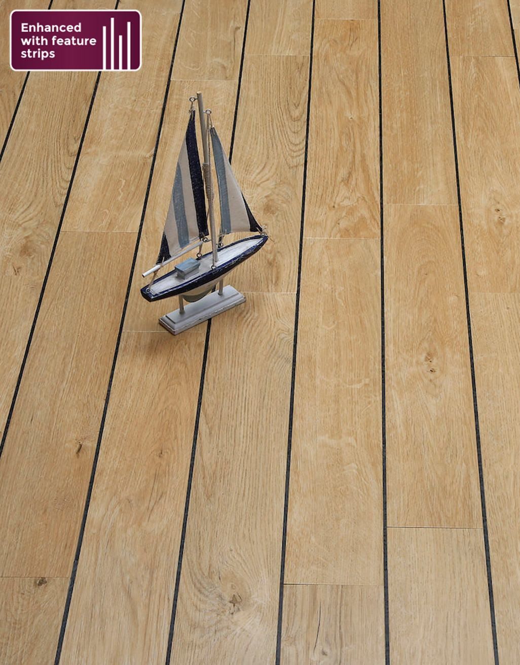 Herringbone - Natural Oak LVT Flooring