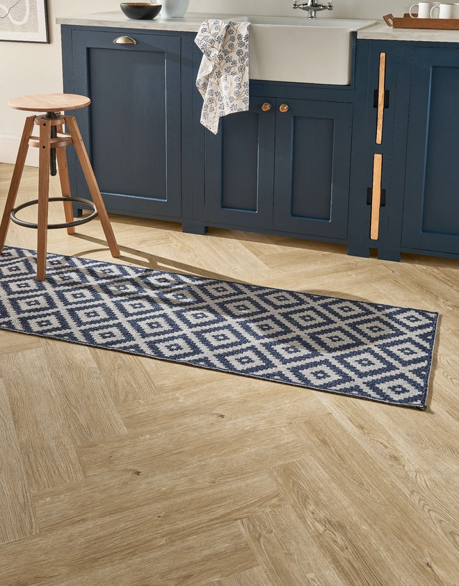 Midnight Blue Aztec - Runner