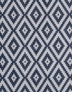 midnight blue aztec rug