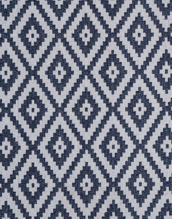 midnight blue aztec rug