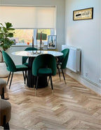 natural country herringbone oak brushed lacquered engineered wood flooring