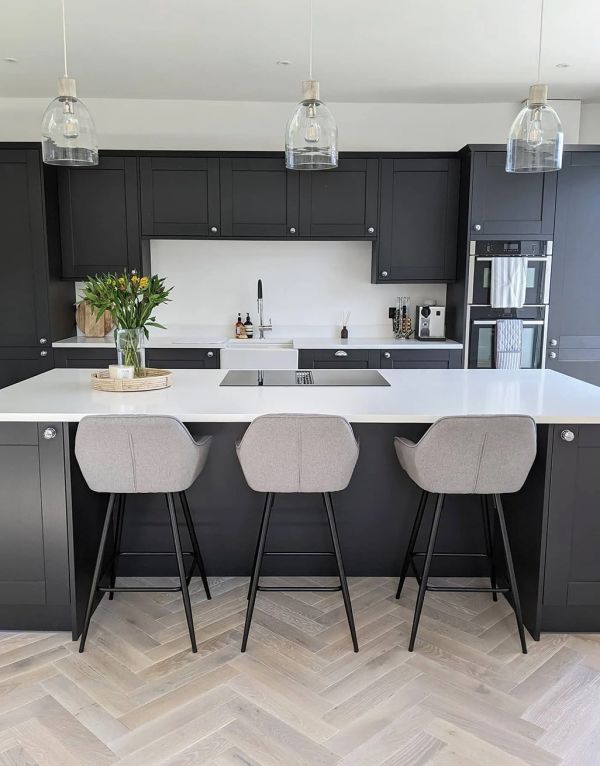 park avenue herringbone frosted oak solid wood flooring