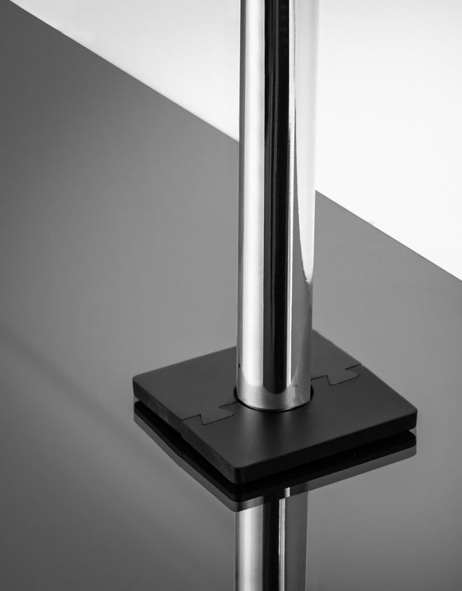 Elite Square Radiator Ring - Black