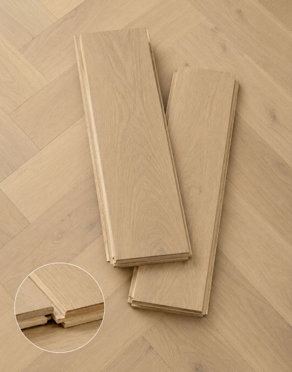 richmond herringbone desert oak oiled engineered wood flooring