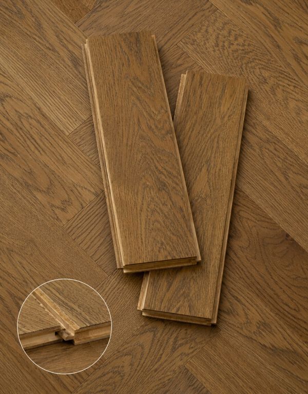 richmond herringbone sunrise oak brushed lacquered engineered wood flooring
